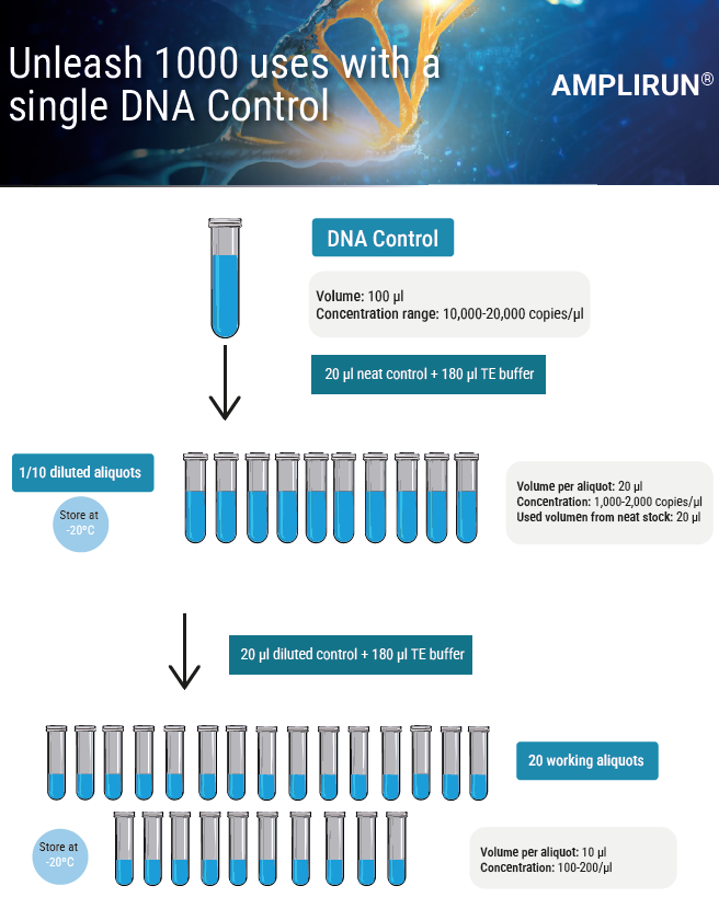DNA control preparation