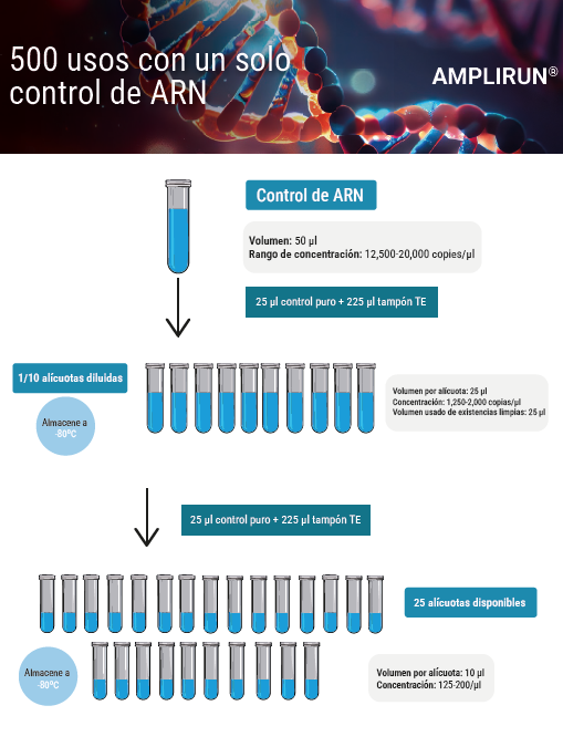Preparación control ARN