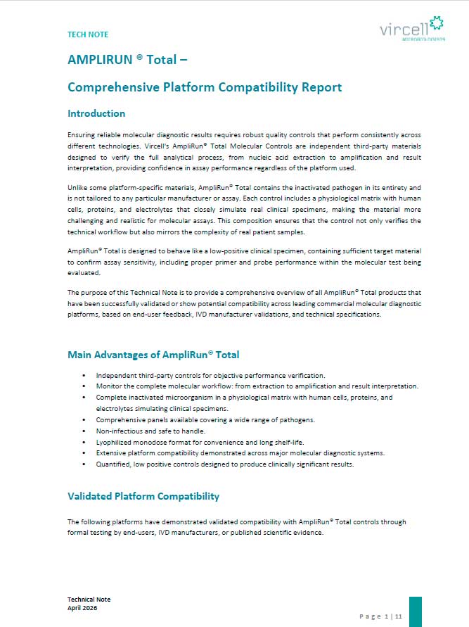Technical Note - AMPLIRUN Compatibility